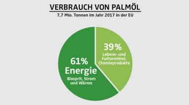 Verbrauch von Palmöl in EU 2017