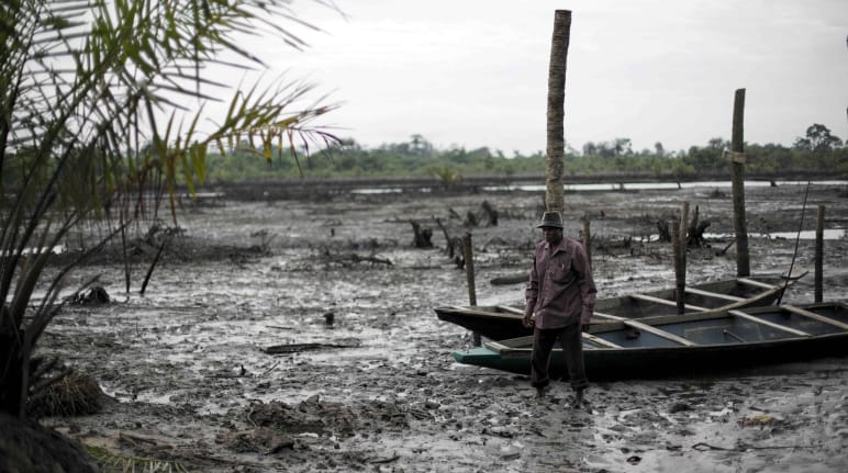 Öl-Verschmutzung im Nigerdelta