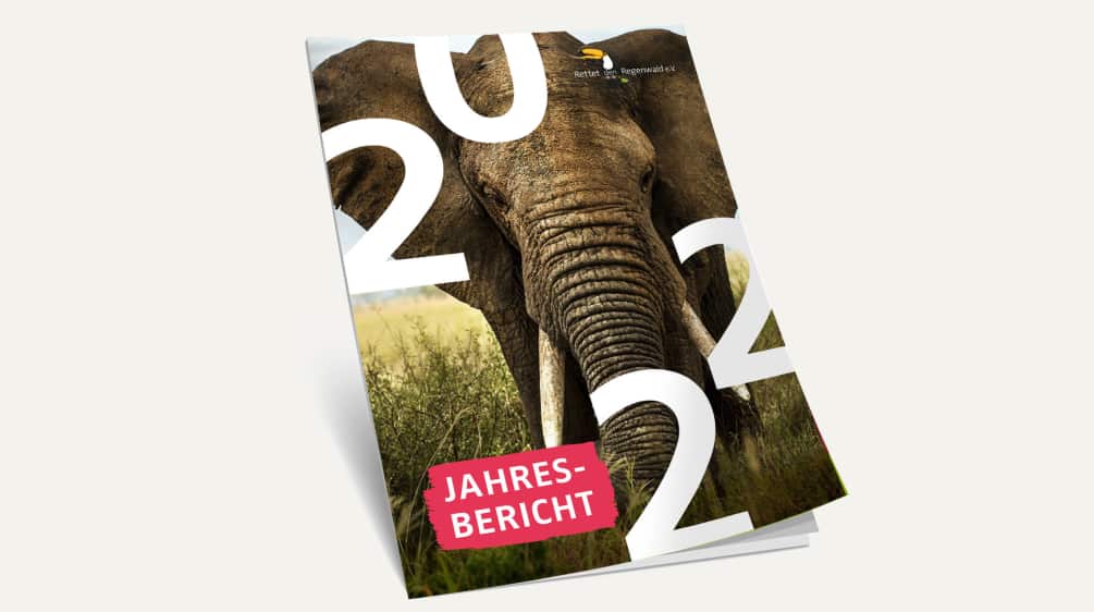 3D-Ansicht des Covers vom Jahresbericht 2022