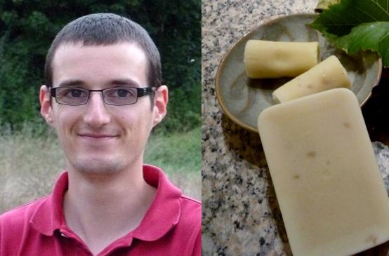 Adrien Gontier und seine selbst hergestellten Produkte ohne Palmöl