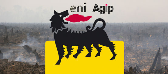 AGIP ENI Regenwald Rodung