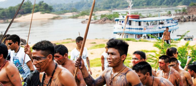Die Mundurukú fordern: „Wir wollen einen freien Tapajós!“ Sie leisten Widerstand munduruku