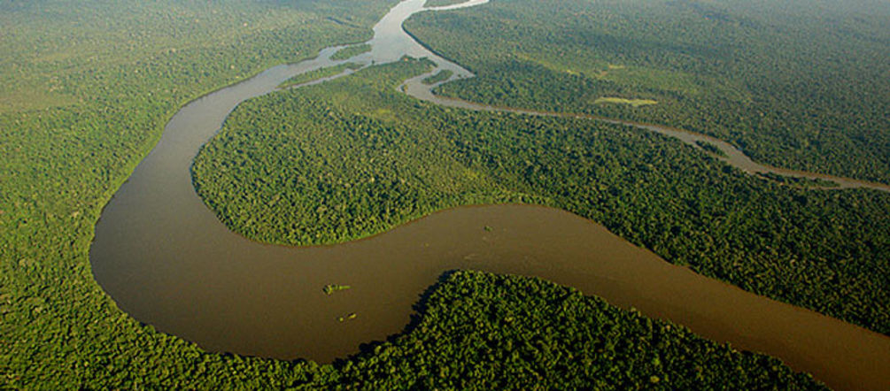 Fluss Teles Pires in Mato Grosso (Foto: Rodrigo Vargas Br.) Der Fluss Teles Pires schlängelt sich durch den Regenwald