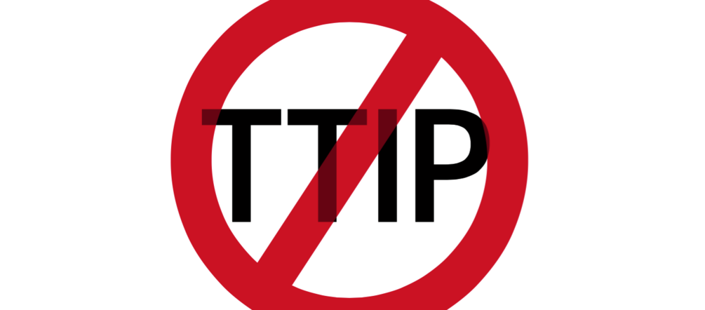 TTIP-Demo in Hannover Stopzeichen für TTIP