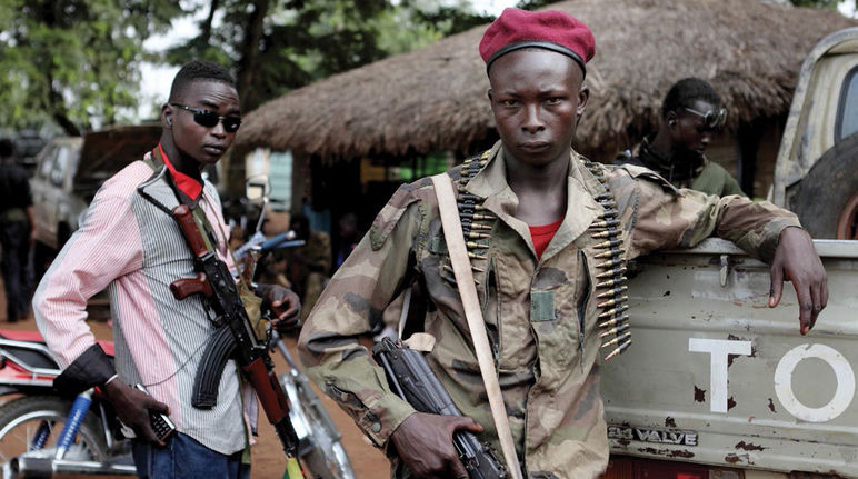 Bewaffnete Männer in der Zentralafrikanischen Republik