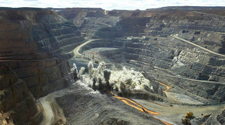 Gold Mine Tagebau