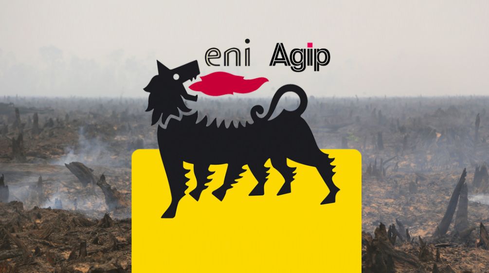 AGIP ENI Regenwald Rodung