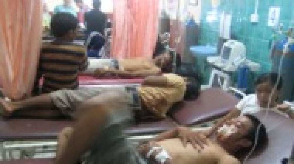 Angeschossene Bauern im Krankenhaus