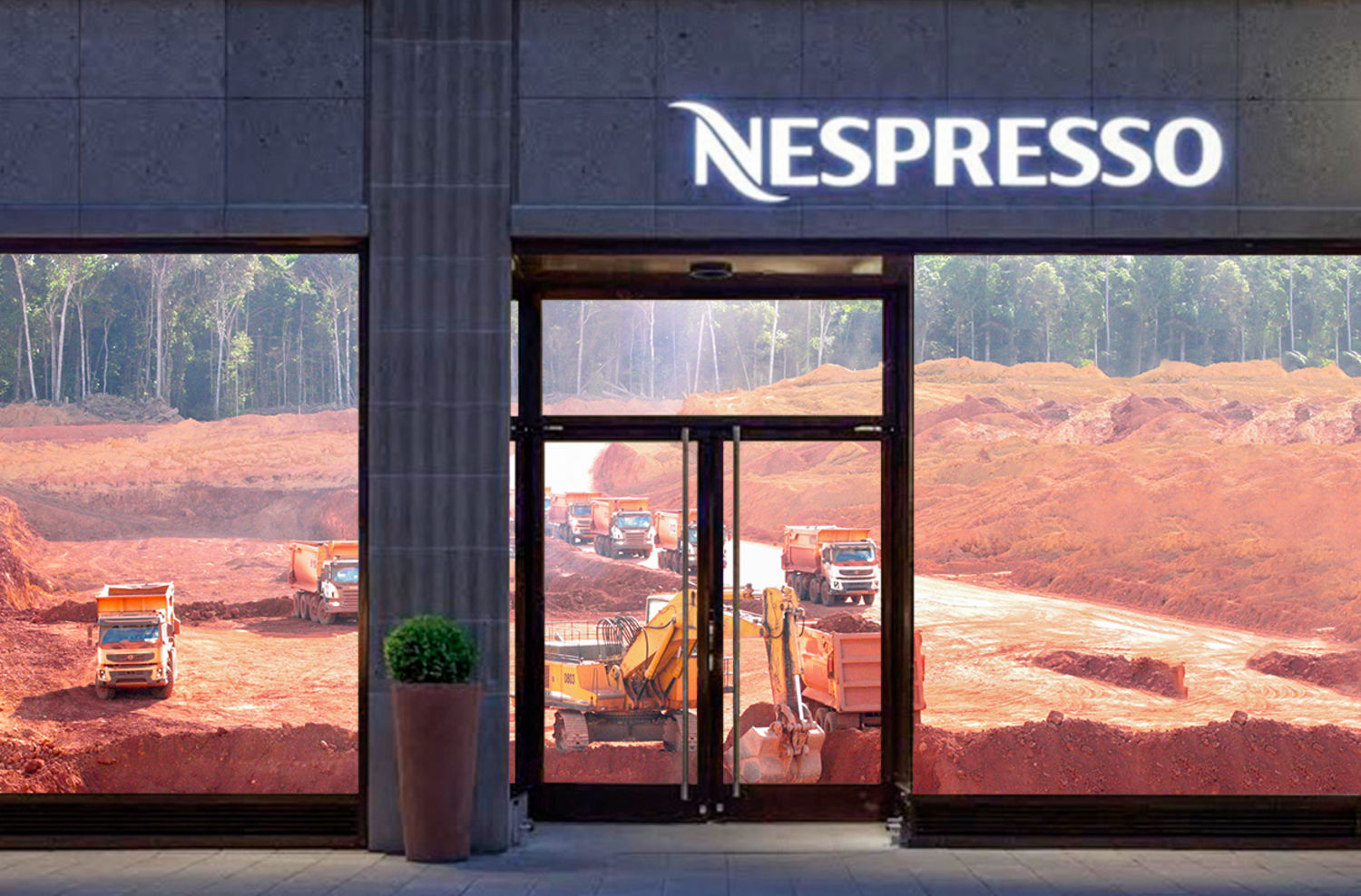 Stoppt die Regen­wald­zer­störung für Nespresso Alu-Kapseln!