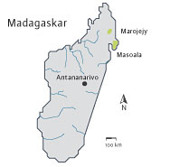 Lage von Madagaskar
