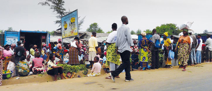 Markt in Monrovia. Fast jeder dritte Liberianer lebt in der Hauptstadt
