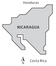 Karte Nicaragua