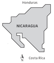Karte Nicaragua Karte Nicaragua