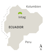 Karte Ecuador