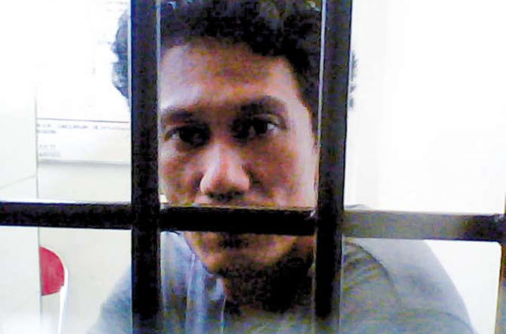 Der Bürgermeister Muhammad Rusdi hinter Gittern Der Bürgermeister Muhammad Rusdi hinter Gittern